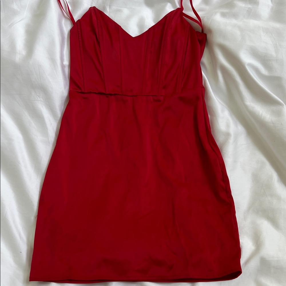 Windsor Vibrant Red Mini Dress
